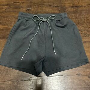 gray shein atheltic shorts